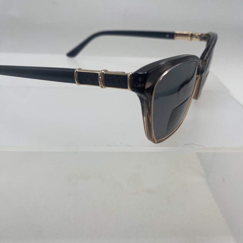 Badgley Mischka Sunglasses Women FRAME ONLY Cat Eye Black Brown 649 - Picture 12 of 15